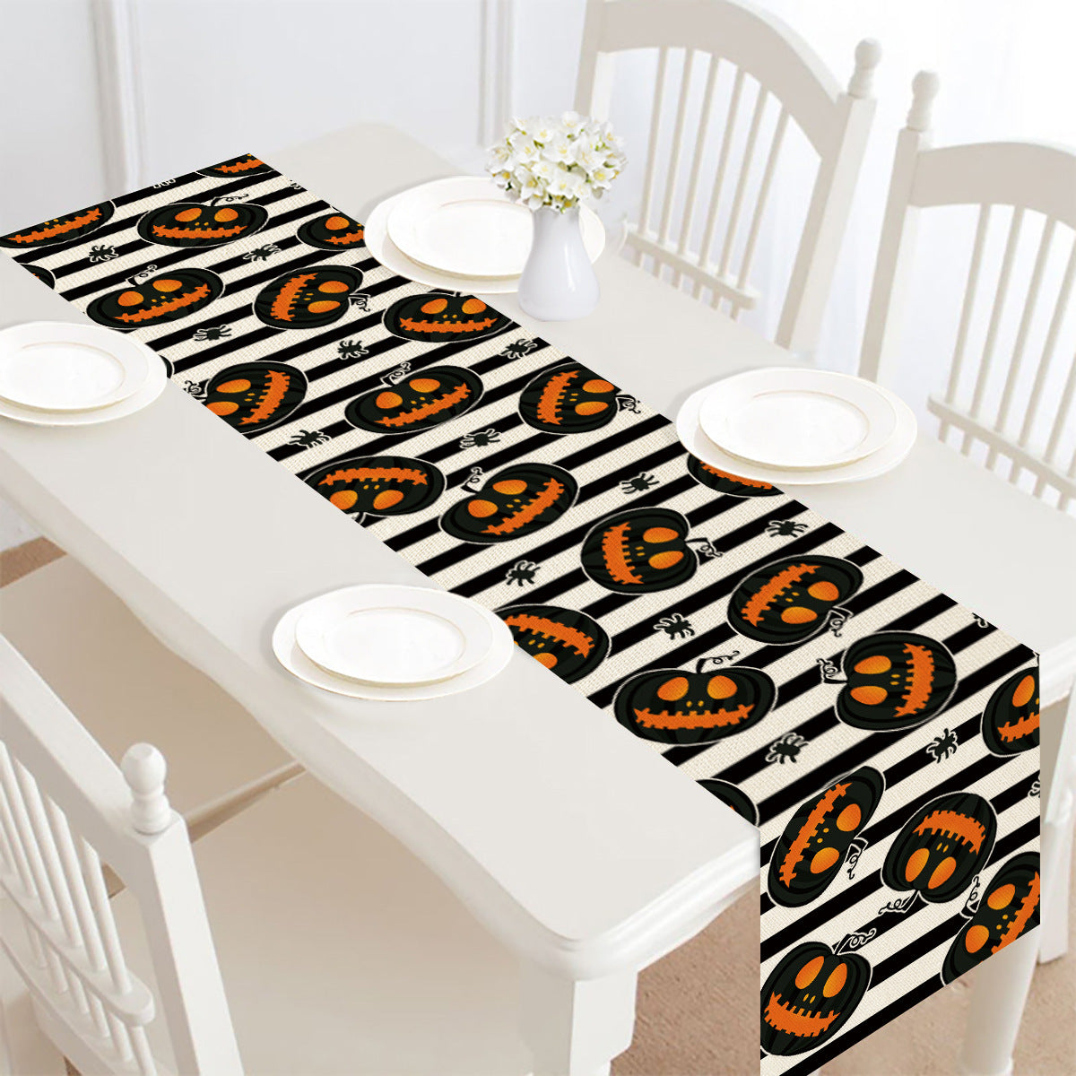 Halloween Table Runner – Spooky Table Decoration for Party & Home