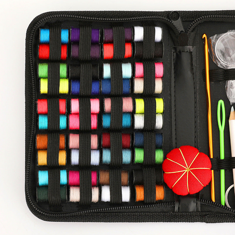 All-in-One Sewing Kit – 92 PCS Thread, Needles & Tools for Beginners or Home Repairs