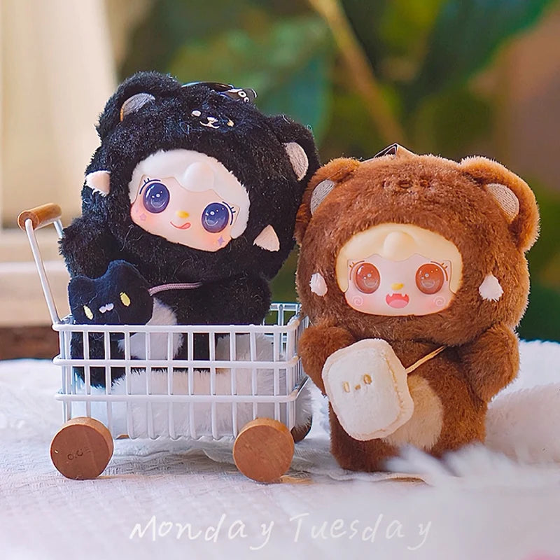 Yooki 4th Generation Blind Box Take A Bit Small Bear Series Plush Toys Exquisite Doll Keychain Backpack Pendant Mystery Box Gift