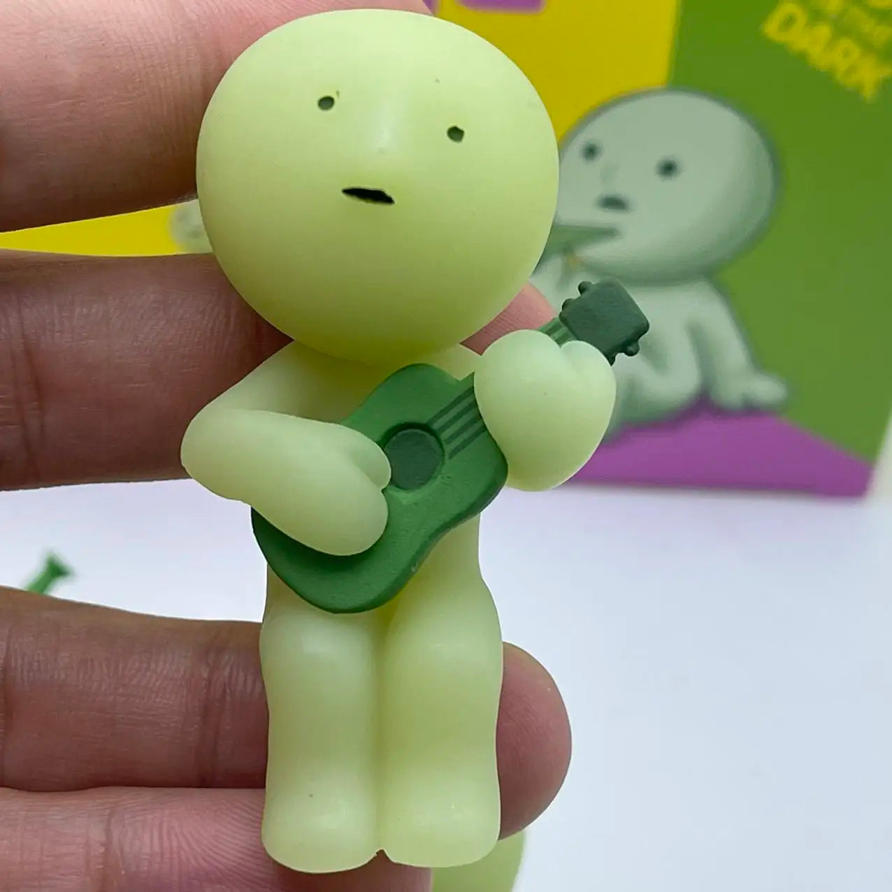 Smiski Sunday Series Blind Box Anime Figure Glow In The Dark Model Doll Desktop Ornament Collection Decor Toys Birthday Gift