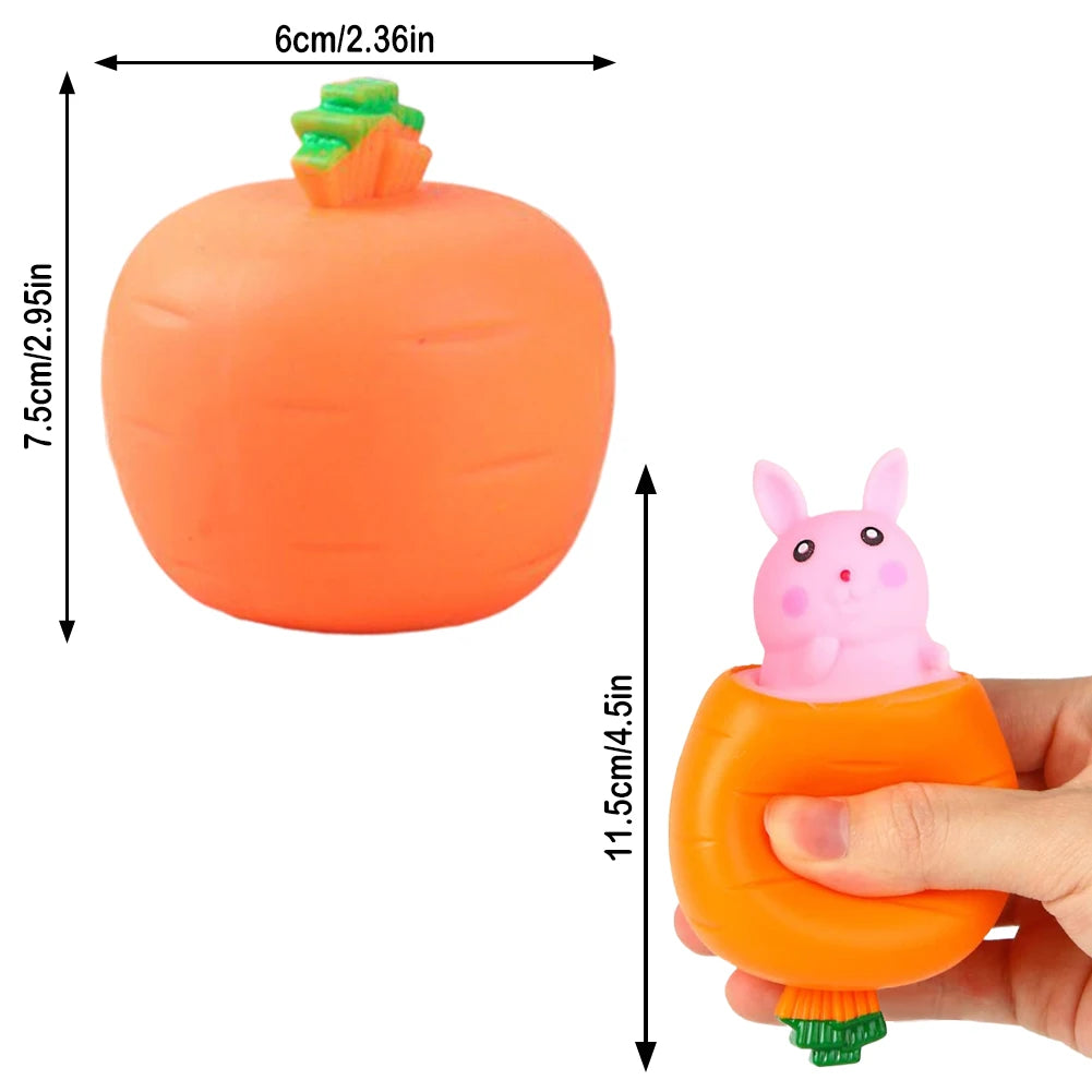 Squeeze Toys Animal Fidget Toy Anxiety Reducer Sensory Play Kids Adult Toy Soft Rabbit Bear Tiger Pig Kawaii Cute Toy