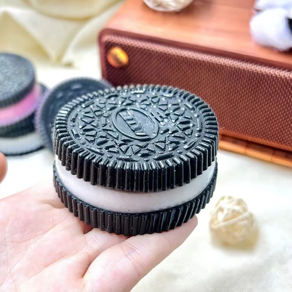 Soft Taba Squishy Handmade Cookies Stress Relief Toy Sensory Fidget Toys for Kids Adults Anxiety Relaxation Squeeze Holiday Gift