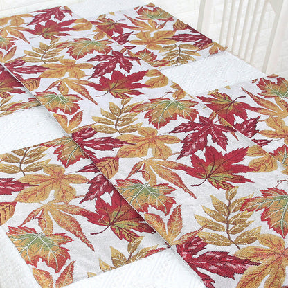 Home Decor Table Towel – Artistic Floral Runner for Tea or Coffee Table