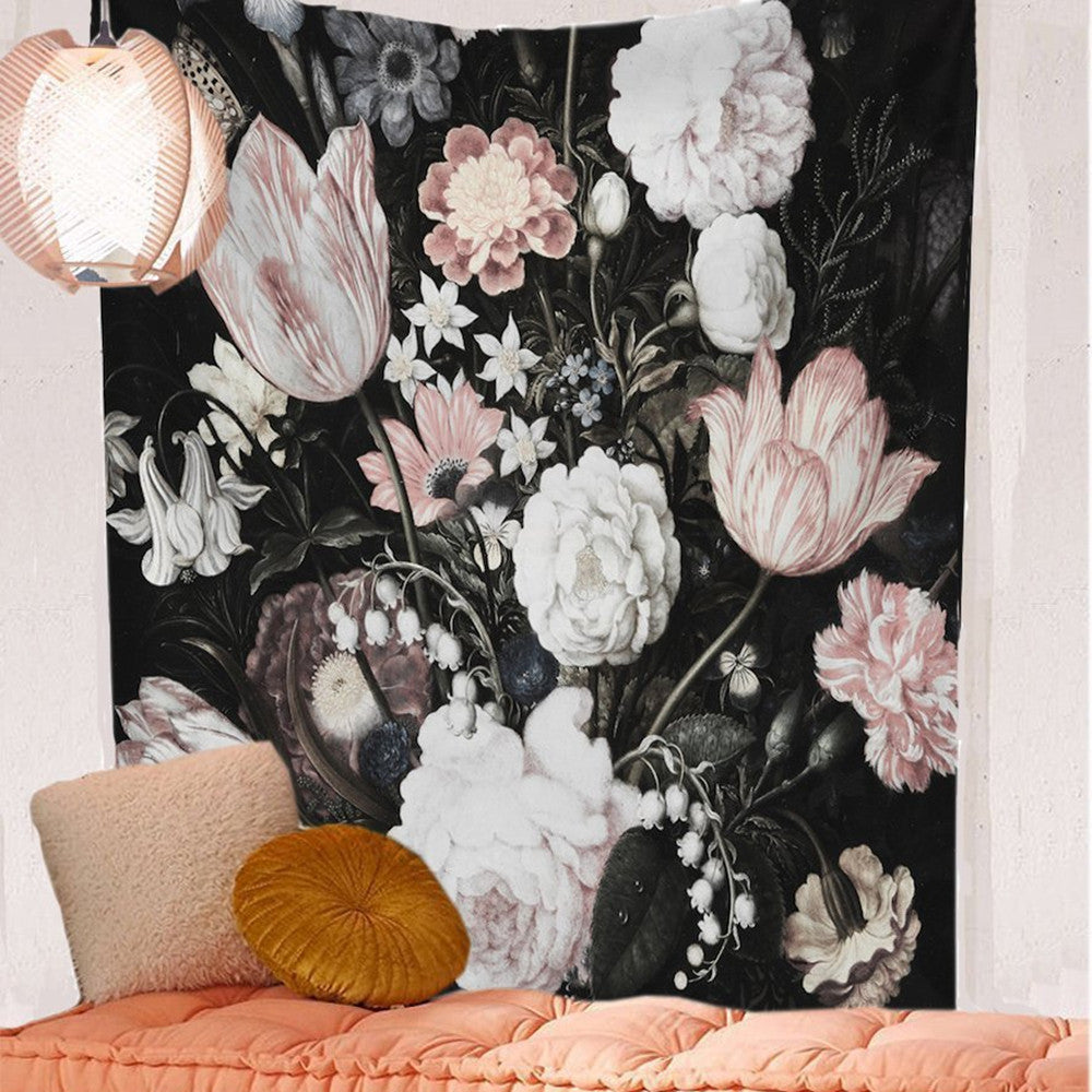 Boho Beach Tapestry – Quick-Dry Polyester Fabric for Beach, Wall, or Picnic Use