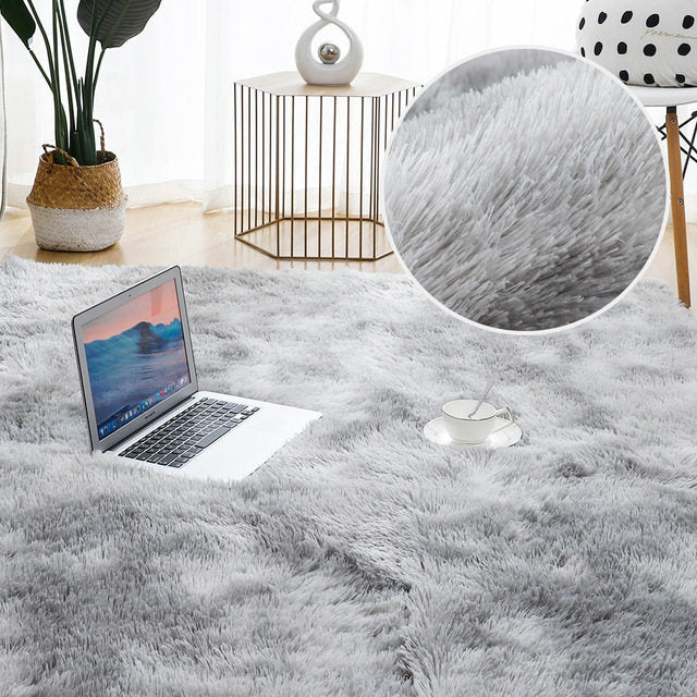Ultra Soft Plush Rug – Thick Living Room Carpet for Cozy Comfort
