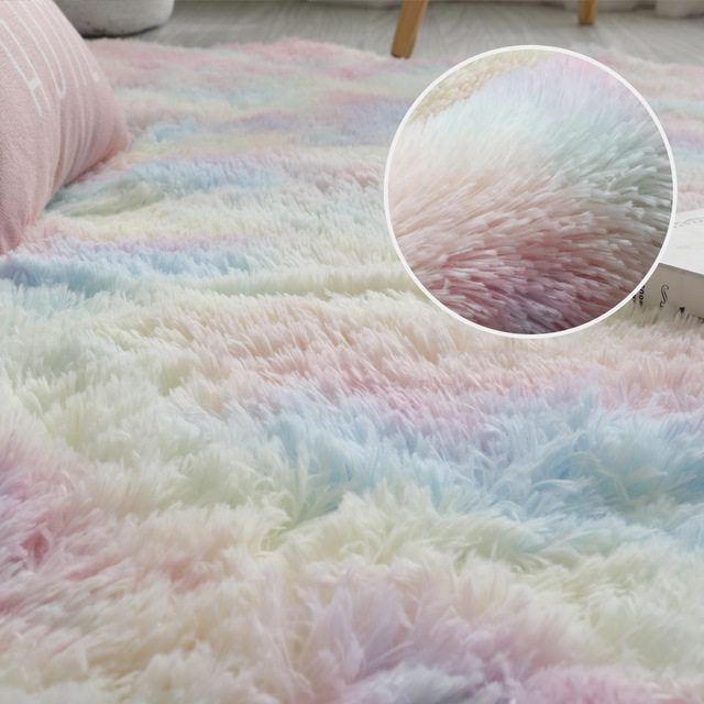 Ultra Soft Plush Rug – Thick Living Room Carpet for Cozy Comfort