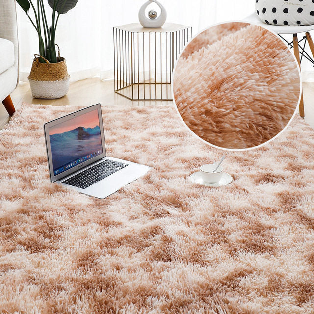 Ultra Soft Plush Rug – Thick Living Room Carpet for Cozy Comfort