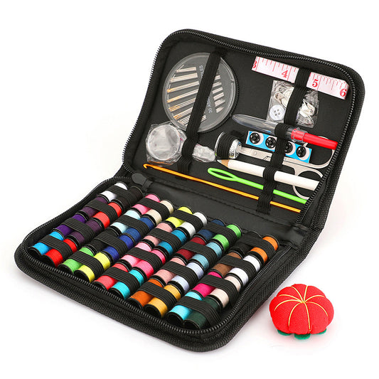 All-in-One Sewing Kit – 92 PCS Thread, Needles & Tools for Beginners or Home Repairs