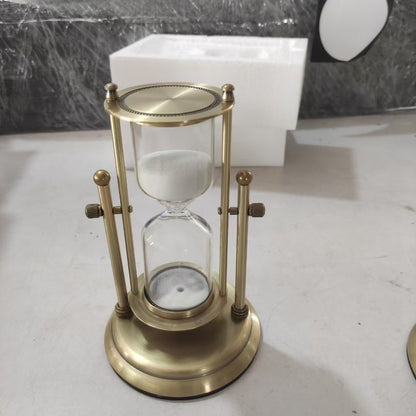 15-Minute Wooden Hourglass Timer – European Style Desk & Gift Decor