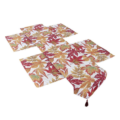 Home Decor Table Towel – Artistic Floral Runner for Tea or Coffee Table