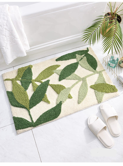 Fast Drying Bath Mat with Non-Slip Backing – Soft Microfiber Bathroom Rug for Shower or Tub