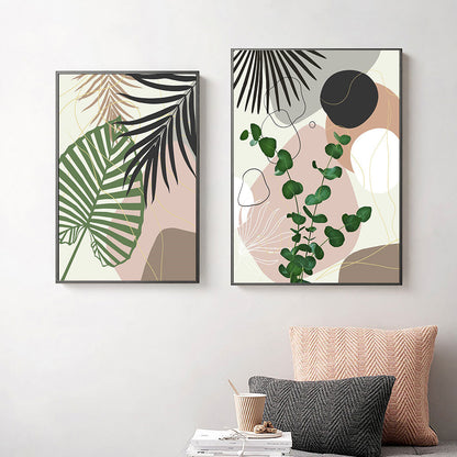 Tropical Leaf Wall Art – Botanical Canvas Print for Home Decor