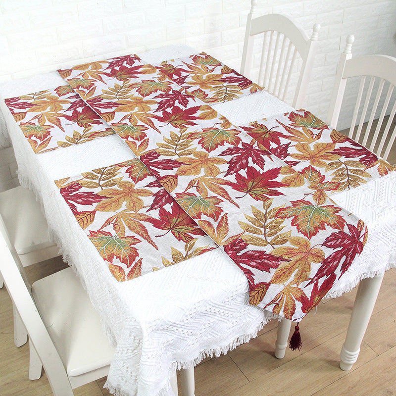 Home Decor Table Towel – Artistic Floral Runner for Tea or Coffee Table