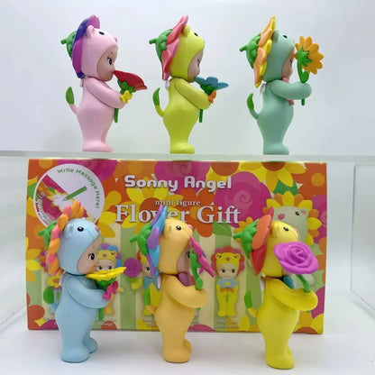 New Sonny Angel Blind Box Flower Gift Series Mini Anime Figures Ornaments Dolls Fans Children Christmas Valentine'S Day Gift