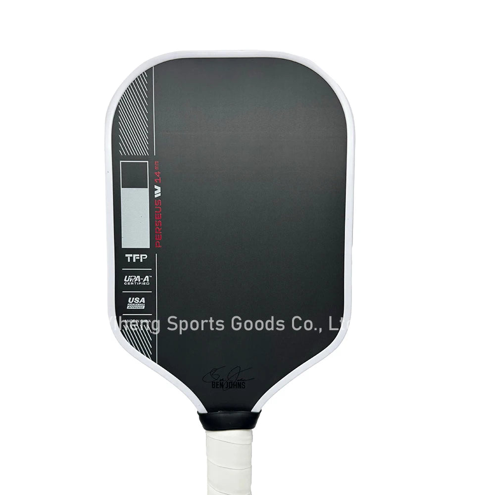 2025 Perseus4 Pro BEN JOHNS TFP Foam Fill 14mm 16mm Thickness GEN4 Core Thermoformed Toray T700 Carbon Fiber Pickleball Paddles