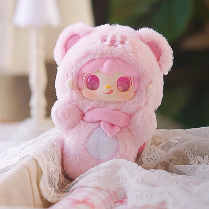 Yooki 4th Generation Blind Box Take A Bit Small Bear Series Plush Toys Exquisite Doll Keychain Backpack Pendant Mystery Box Gift