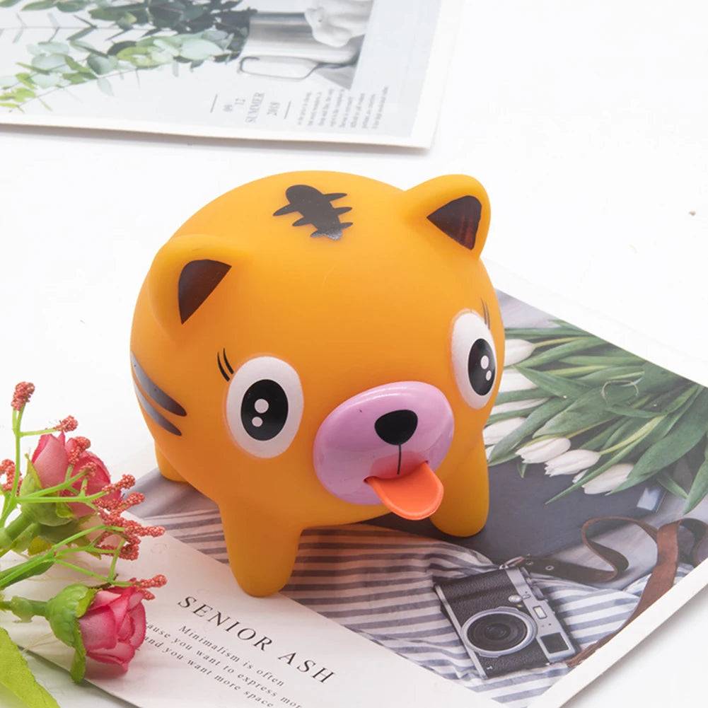 Squeeze Toys Animal Fidget Toy Anxiety Reducer Sensory Play Kids Adult Toy Soft Rabbit  Bear Tiger Pig Kawaii Cute Toy