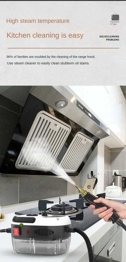 High temperature and high pressure steam home appliance range hood air conditioning cleaning machine home multi-function cleaner