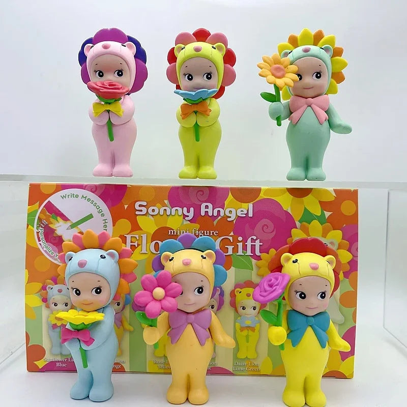 New Sonny Angel Blind Box Flower Gift Series Mini Anime Figures Ornaments Dolls Fans Children Christmas Valentine'S Day Gift