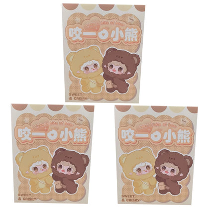 Yooki 4th Generation Blind Box Take A Bit Small Bear Series Plush Toys Exquisite Doll Keychain Backpack Pendant Mystery Box Gift