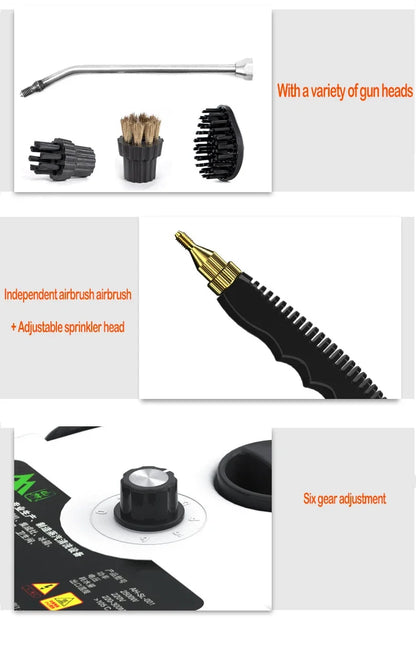 High temperature and high pressure steam home appliance range hood air conditioning cleaning machine home multi-function cleaner