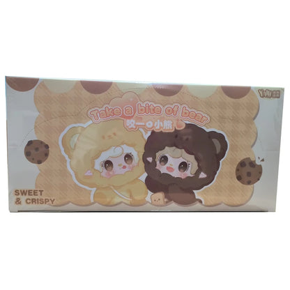 Yooki 4th Generation Blind Box Take A Bit Small Bear Series Plush Toys Exquisite Doll Keychain Backpack Pendant Mystery Box Gift