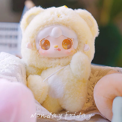 Yooki 4th Generation Blind Box Take A Bit Small Bear Series Plush Toys Exquisite Doll Keychain Backpack Pendant Mystery Box Gift