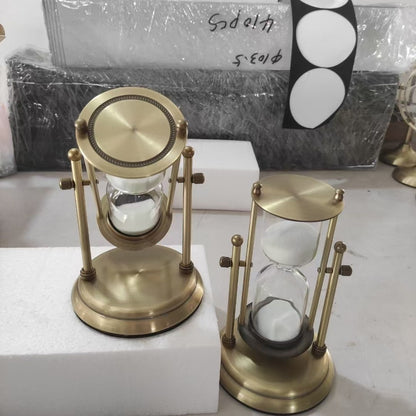 15-Minute Wooden Hourglass Timer – European Style Desk & Gift Decor