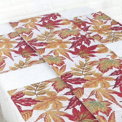Home Decor Table Towel – Artistic Floral Runner for Tea or Coffee Table